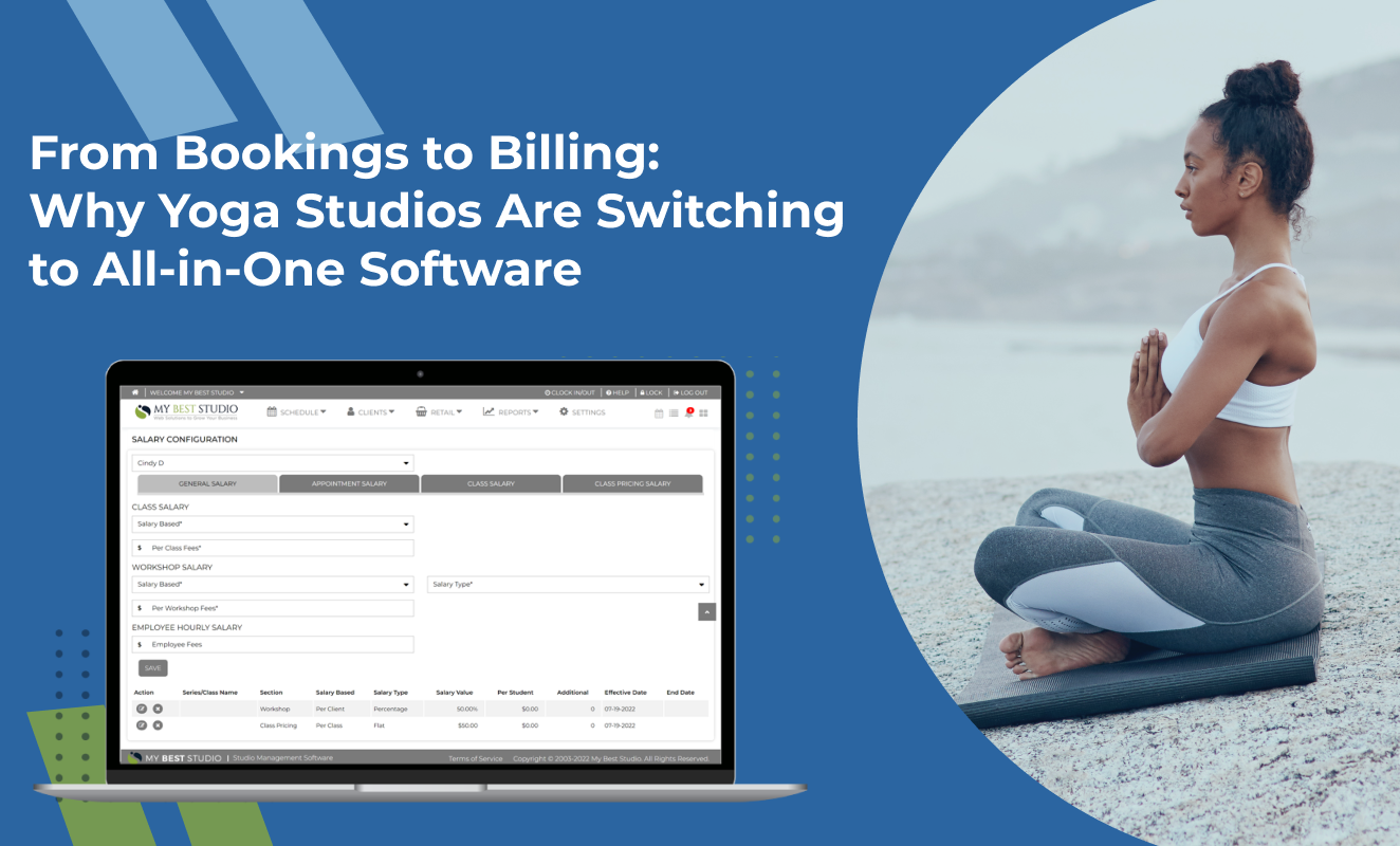 From Bookings to Billing: Why Yoga Studios Are Switching to All-in-One Software